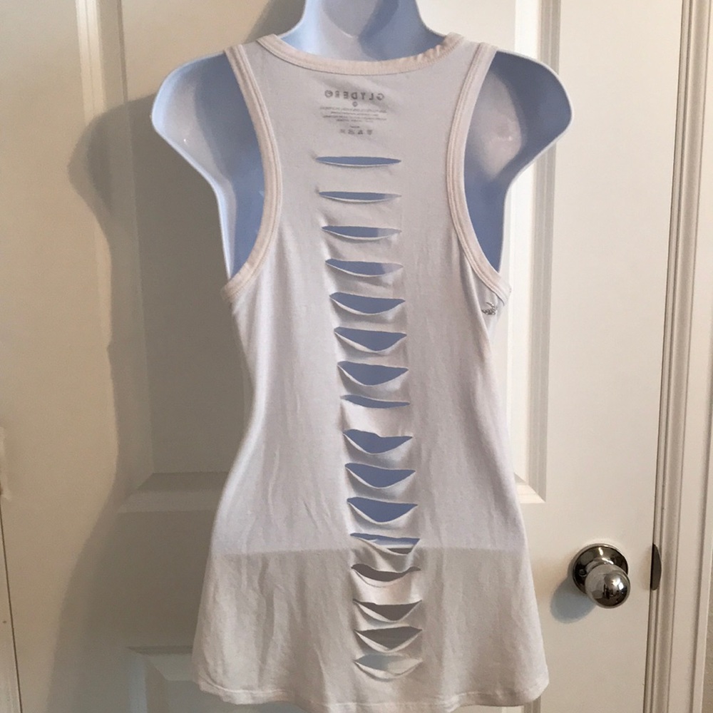 Glyder white tank